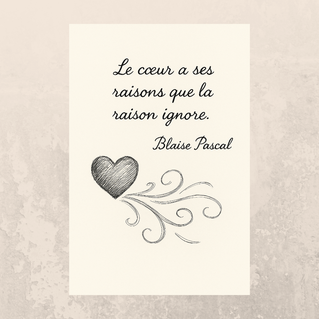 Le coeur a ses raisons